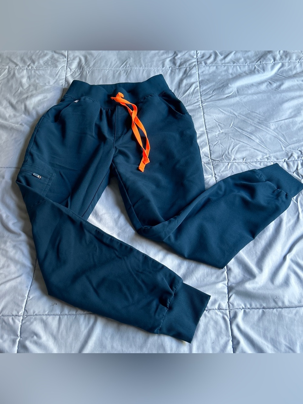 FIGS draw string Nurse Hospital Scrub pants Women’s XXSmall Teal